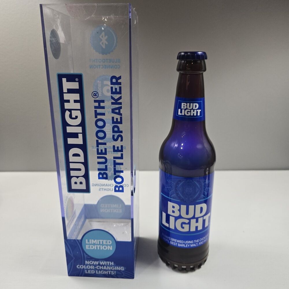 TESTED Light LIMITED EDITION Bluetooth Bottle Speaker With Color Changing LED
